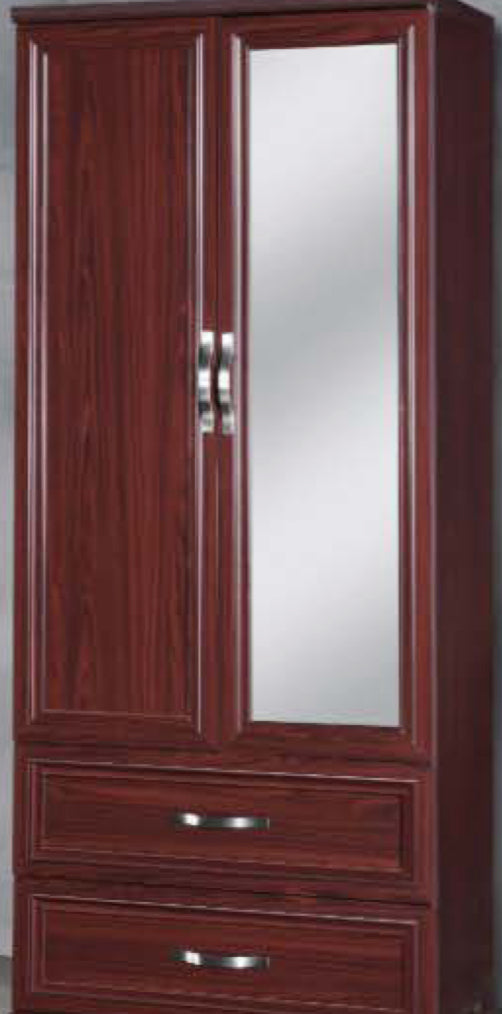 Two draw Wardrobe W/ Mirror