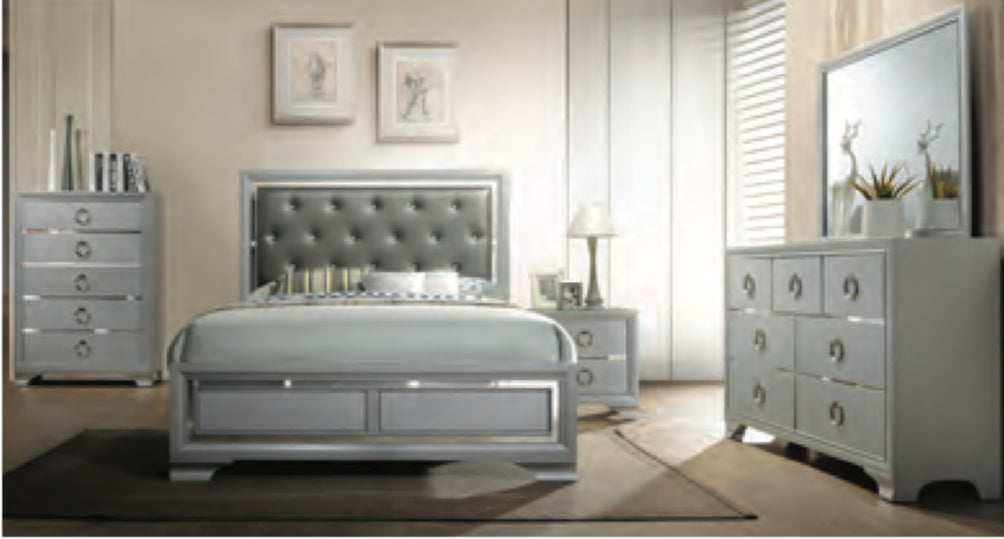 Silver Bedroom Set