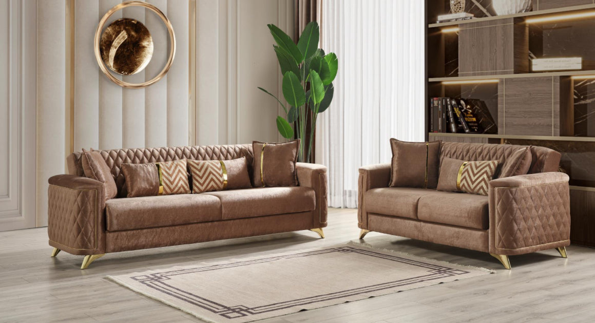 Luna Loveseat & Sofa