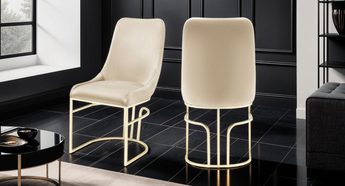 Emerald Gold Chair 2 pc