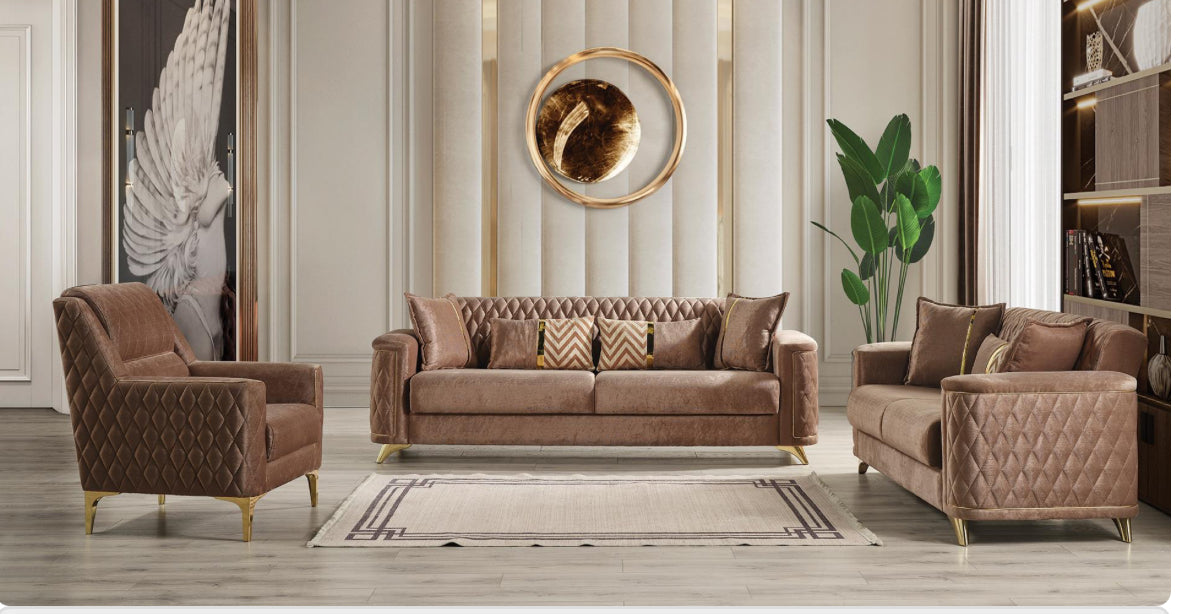 Luna 3 Pc Living Room Set