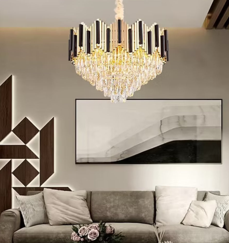 Black and Golden Chandelier