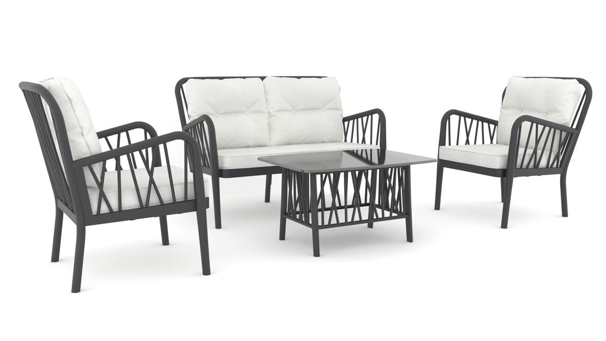 Gala 4 Pc Seating Set w/cushion