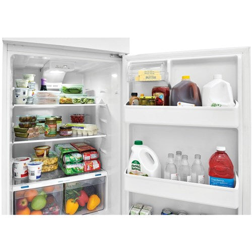 Frigidaire/FFHT1822UW 18 Cu Ft Top Mount Refrigerator, Estar - White