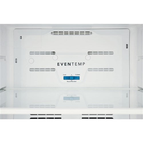 Frigidaire 13.9 CF Top Mount Refrig Ice-Maker Rdy Even Temp ADA E-STAR - Brushed Steel