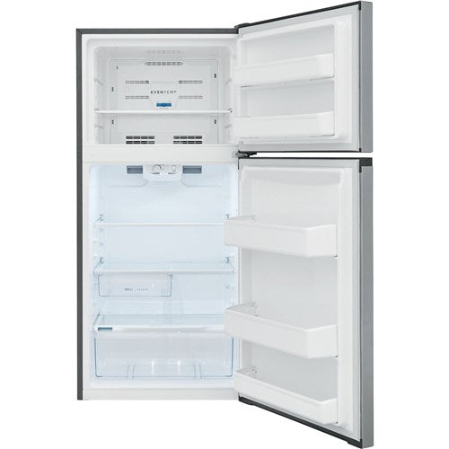 Frigidaire 13.9 CF Top Mount Refrig Ice-Maker Rdy Even Temp ADA E-STAR - Brushed Steel