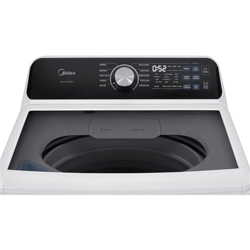 Midea/MLTW45M4BWW 4.5 CF Top Load Washer, Impeller, Stainless Tub - White