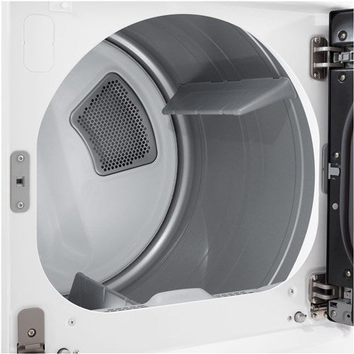 LG 7.3 CF Electric Dryer, Wi-Fi, Easy Load, AI Sensor Dry - Alpine White