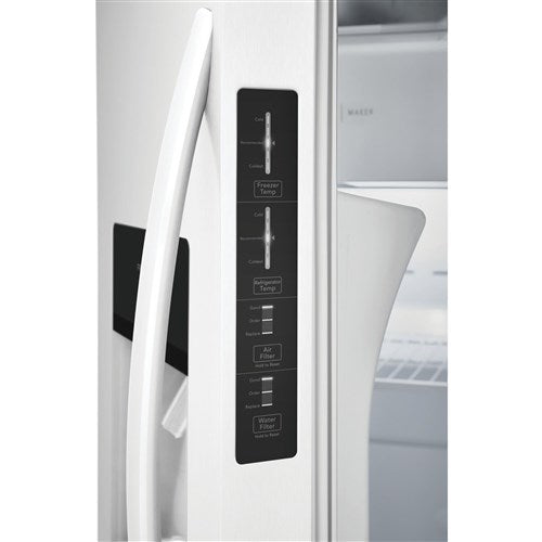 Frigidaire 25.6 Cu Ft SD SxS Refrigerator - White