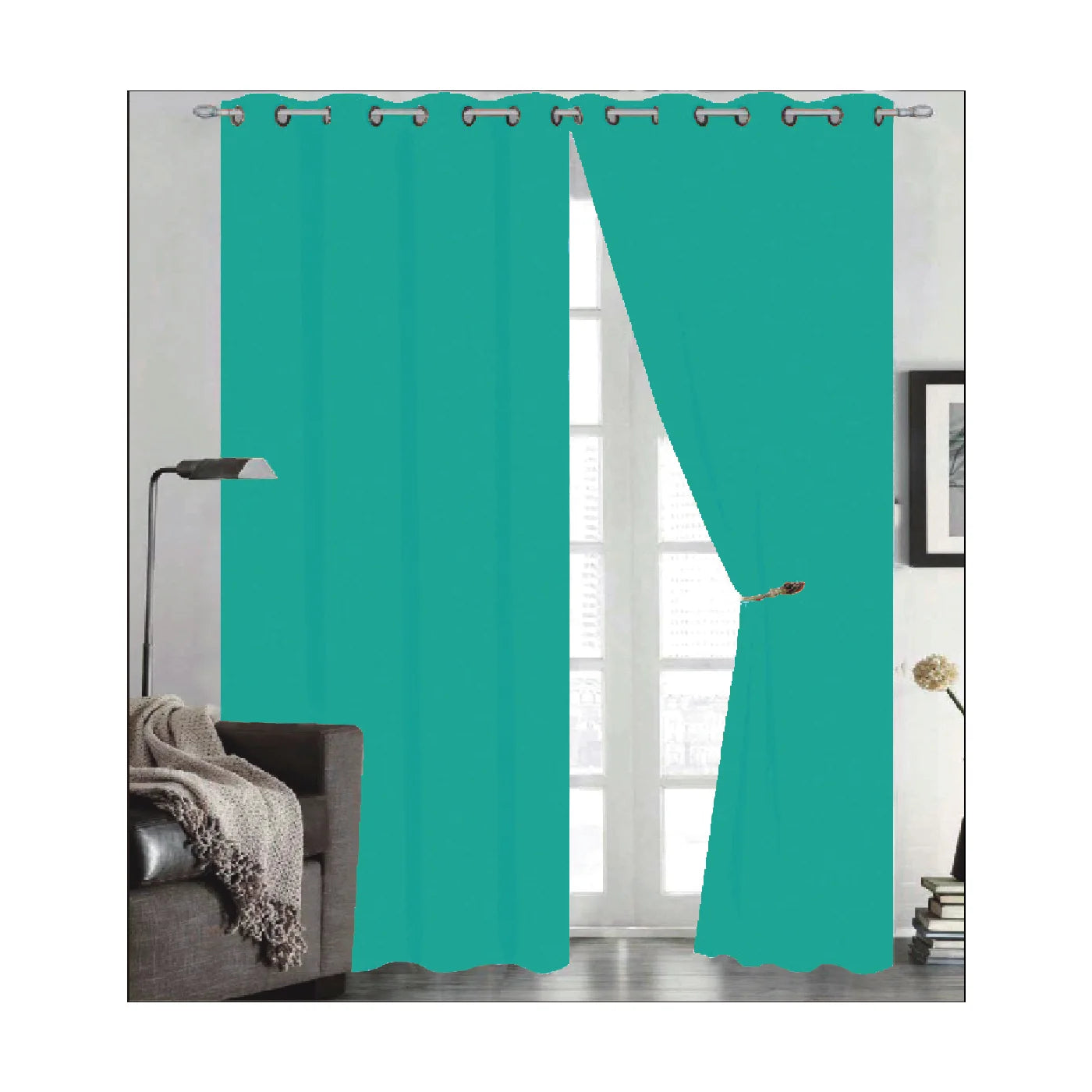 ALEXANDRA PANEL 24 TEAL