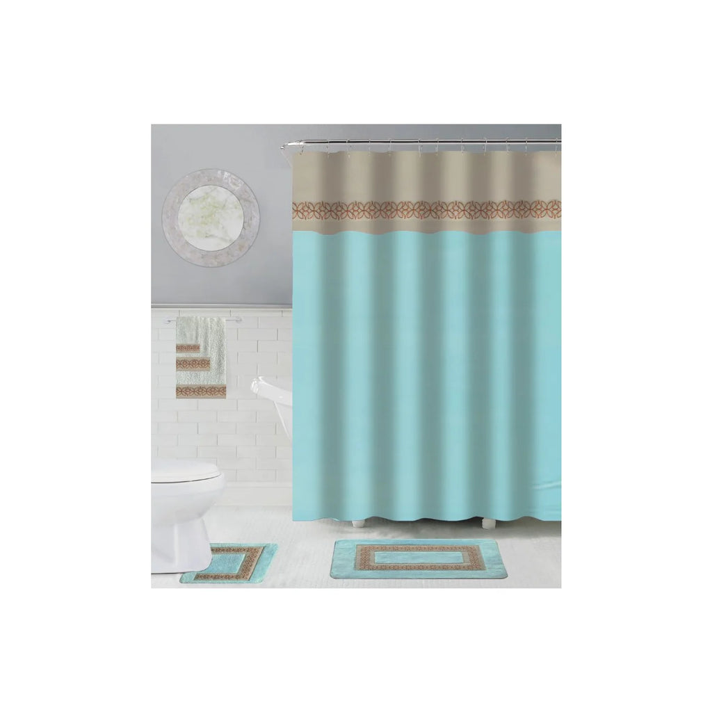 18-PC BATH SET - EMBROIDERED