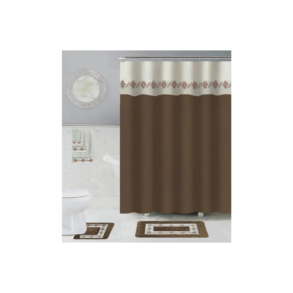 18-PC BATH SET - EMBROIDERED