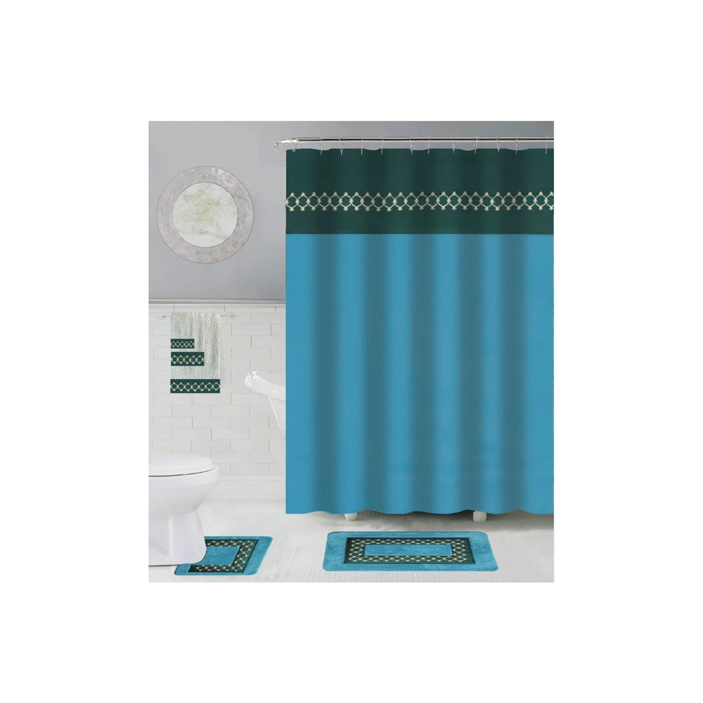 18-PC BATH SET - EMBROIDERED