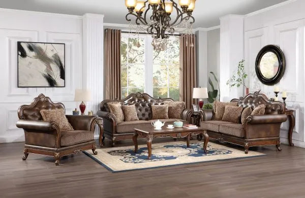 Vintage Love Seat & Sofa Set