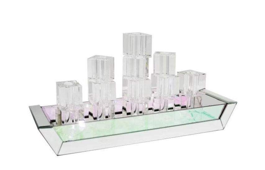 LAZARO CANDLE CRYSTAL HOLDER