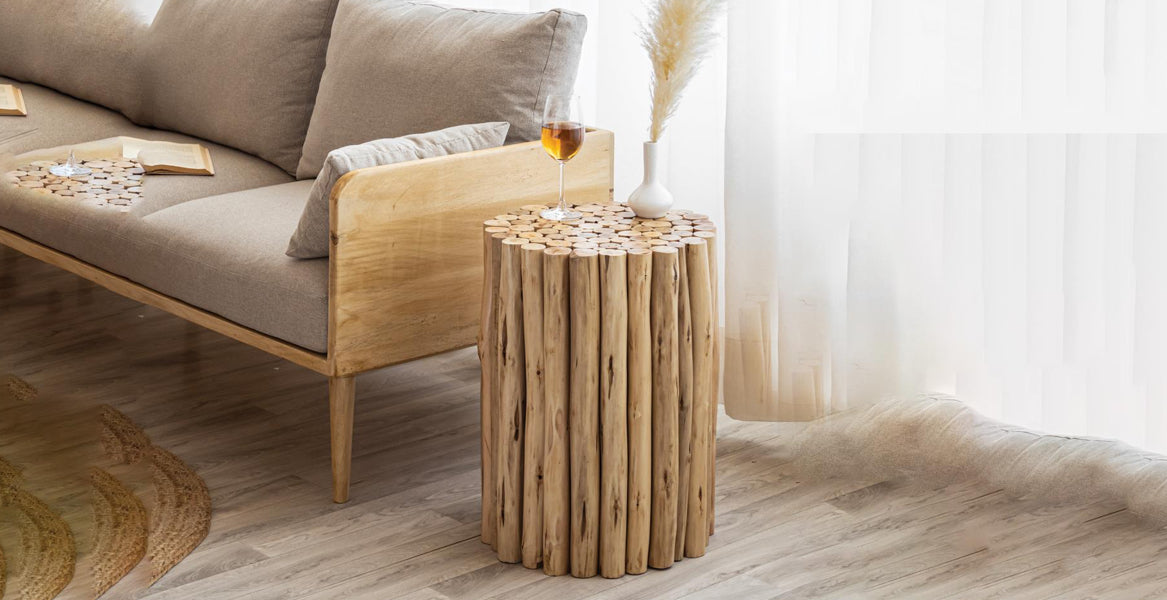 Wooden End Table
