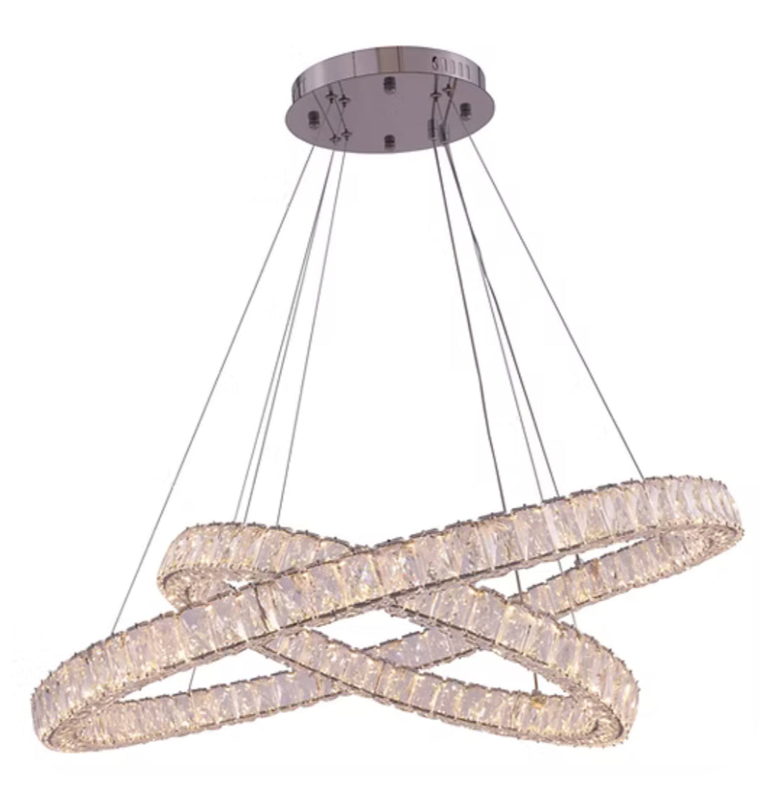 Golden Symmetrical Chandelier