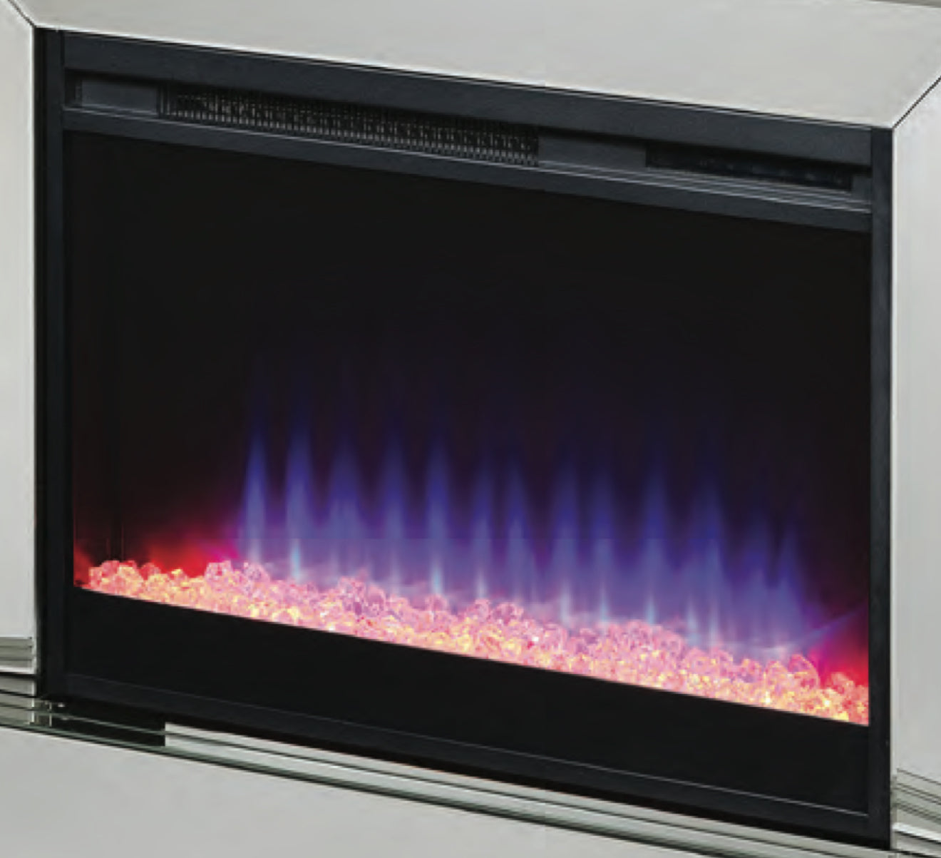 LED Crystal Fireplace Insert