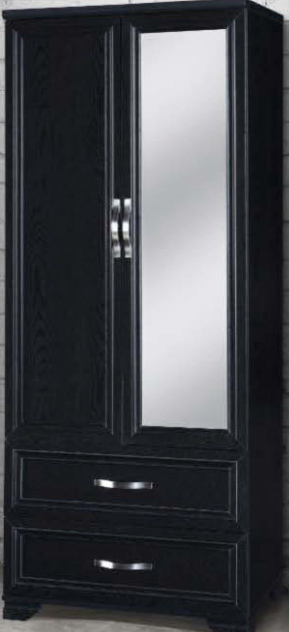Two draw Wardrobe W/ Mirror