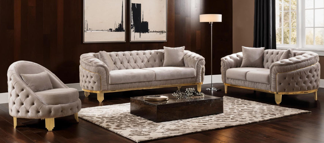 Vanessa 3pc Living Room Set