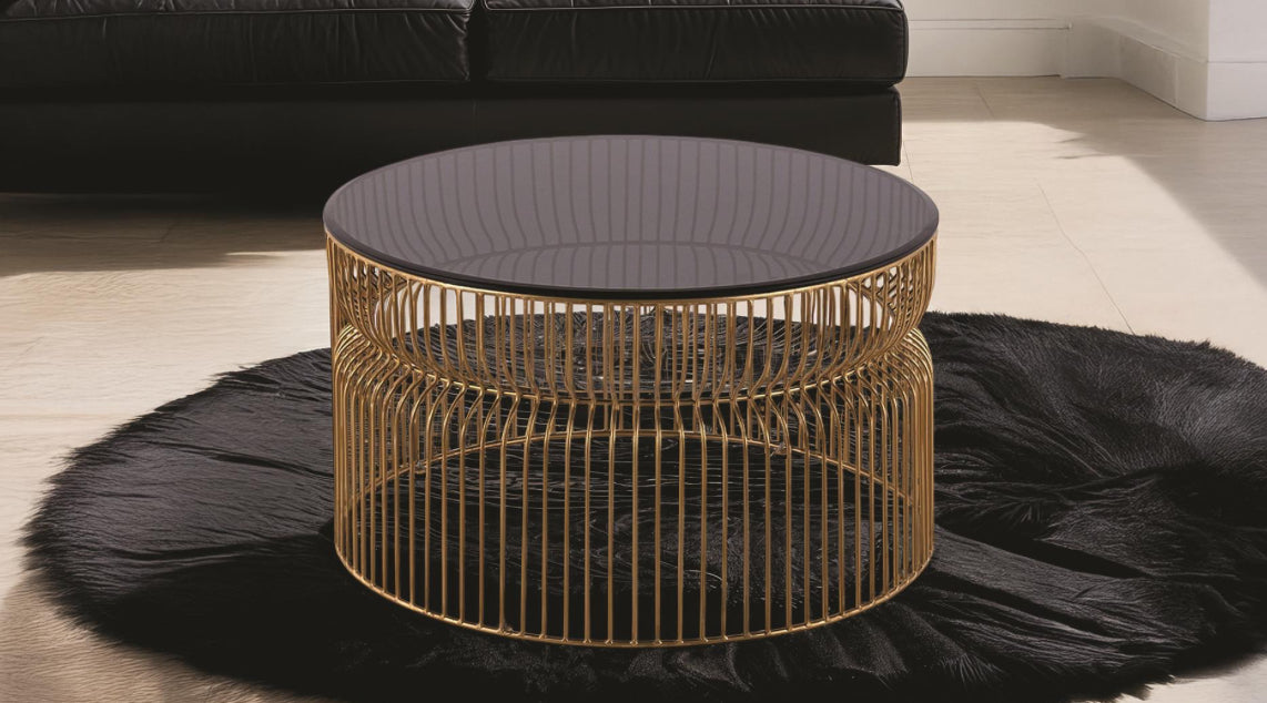Round Cage Coffee Table