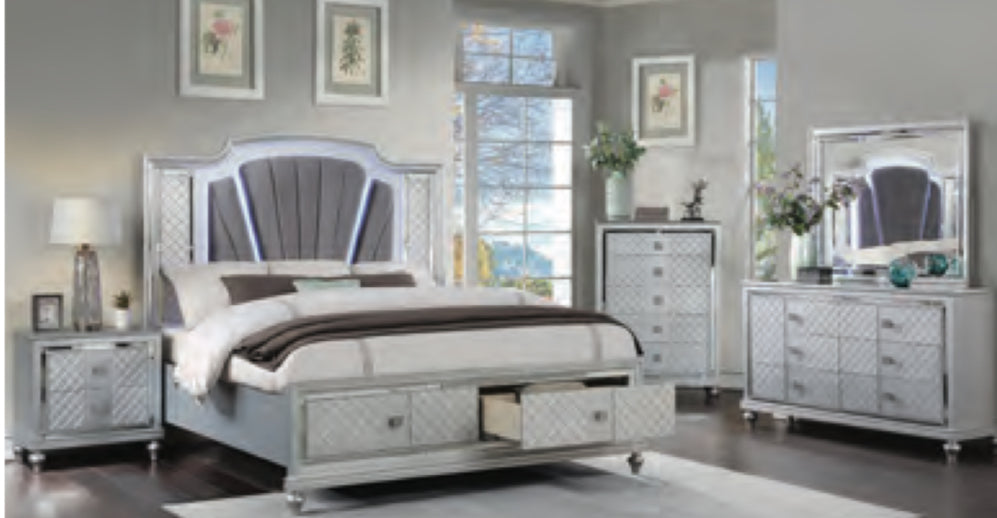 Storage Bedroom Set W/LED