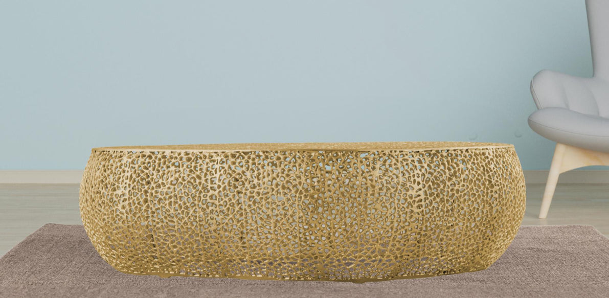 Long Round Coffee Table