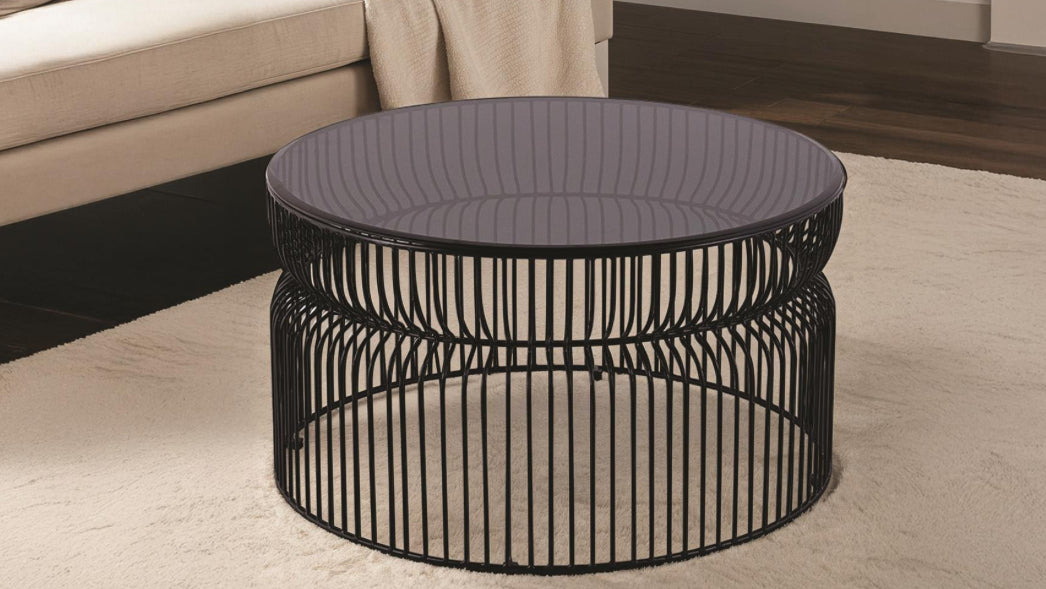 Round Cage Coffee Table