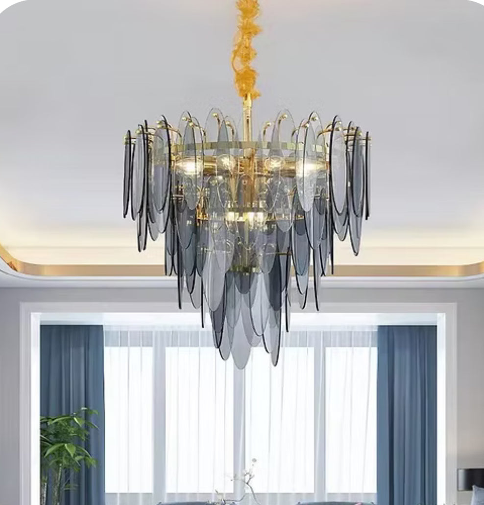 Blue Chandelier