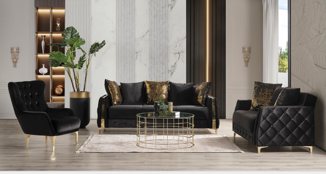 Lust 3 pc Living Room Set