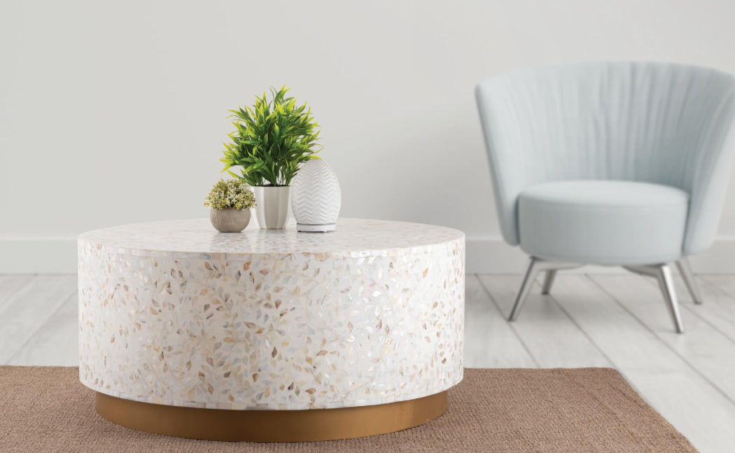 Luxe Ivory Coffee Table