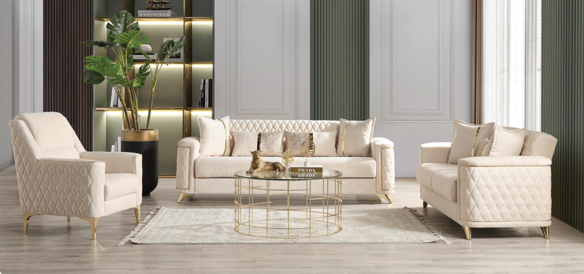 Luna 3 Pc Living Room Set