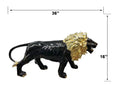 BLACK & GOLD LION (36.5")
