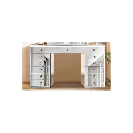 MIRRORED VANITY TABLE(51''X21.75''X31.5'')
