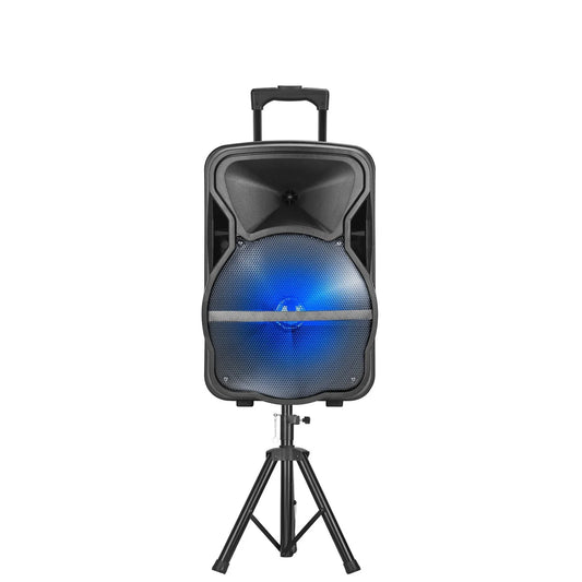 1.RMS:30W2. SPEAKER:15"WOOFER+TWITTER3.BATTERY:7.4V2200MA4.FUNCTION:WITH USB/SD/FM/REMOTE CONTROL