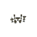 7-PC ACCENT DÉCOR SET (19" TALL)- SILVER