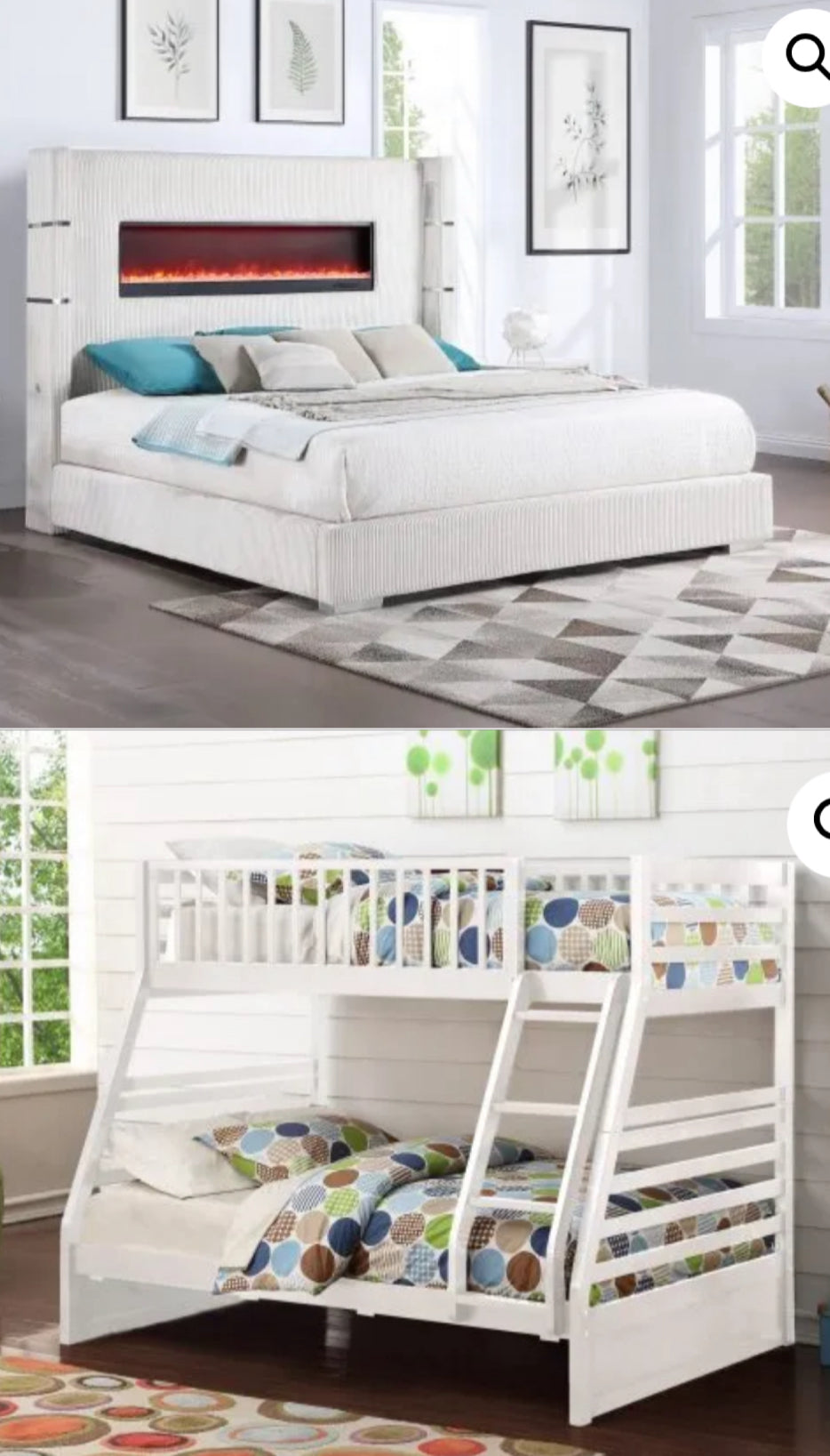 Children Bed and Upholstered Bed