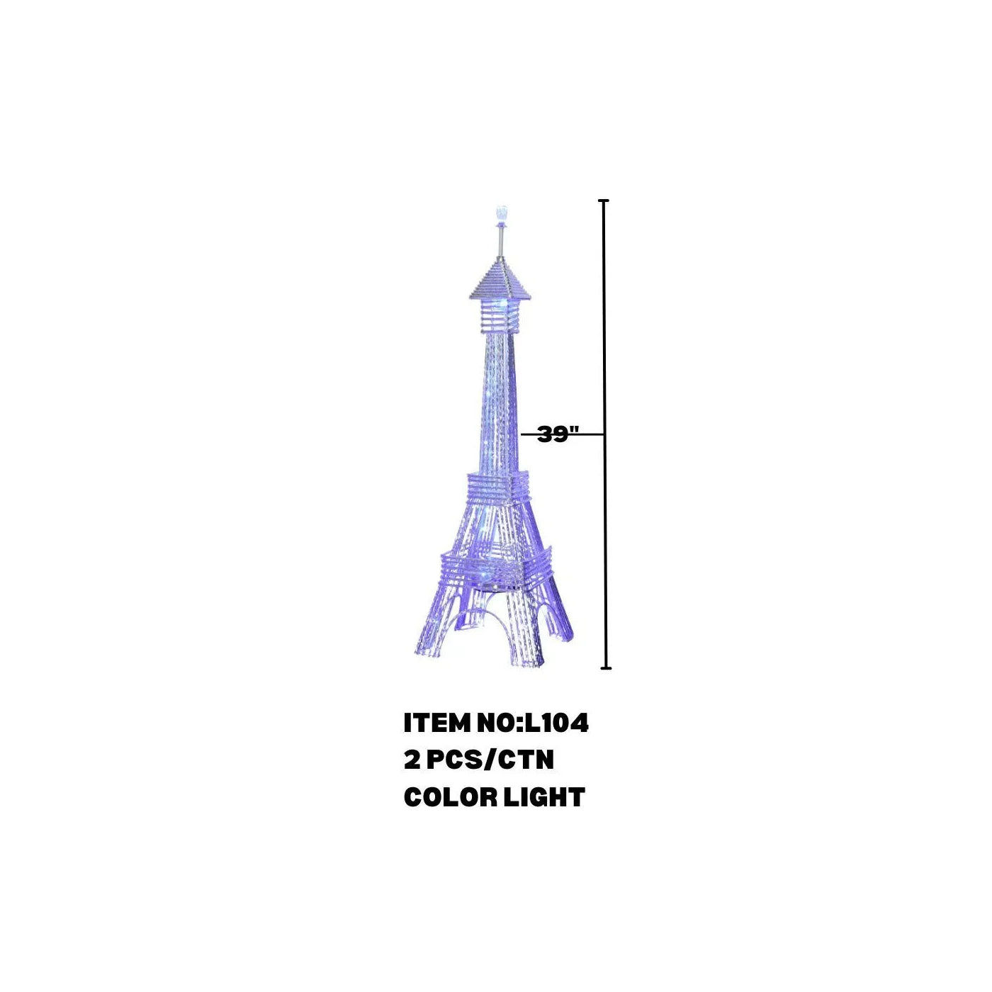 LED LIGHT -EIFFEL TOWER-59"