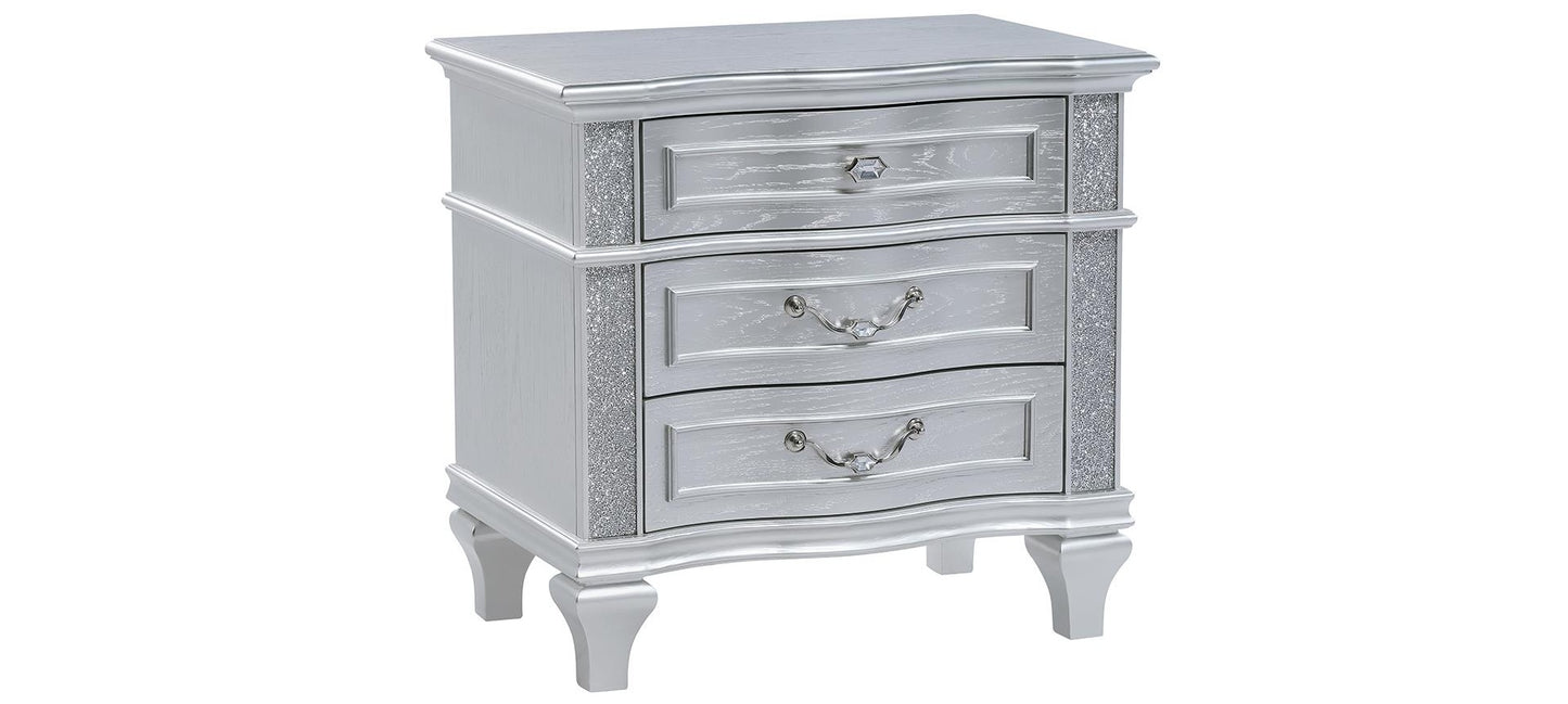 Mystic Silver Bedroom Set