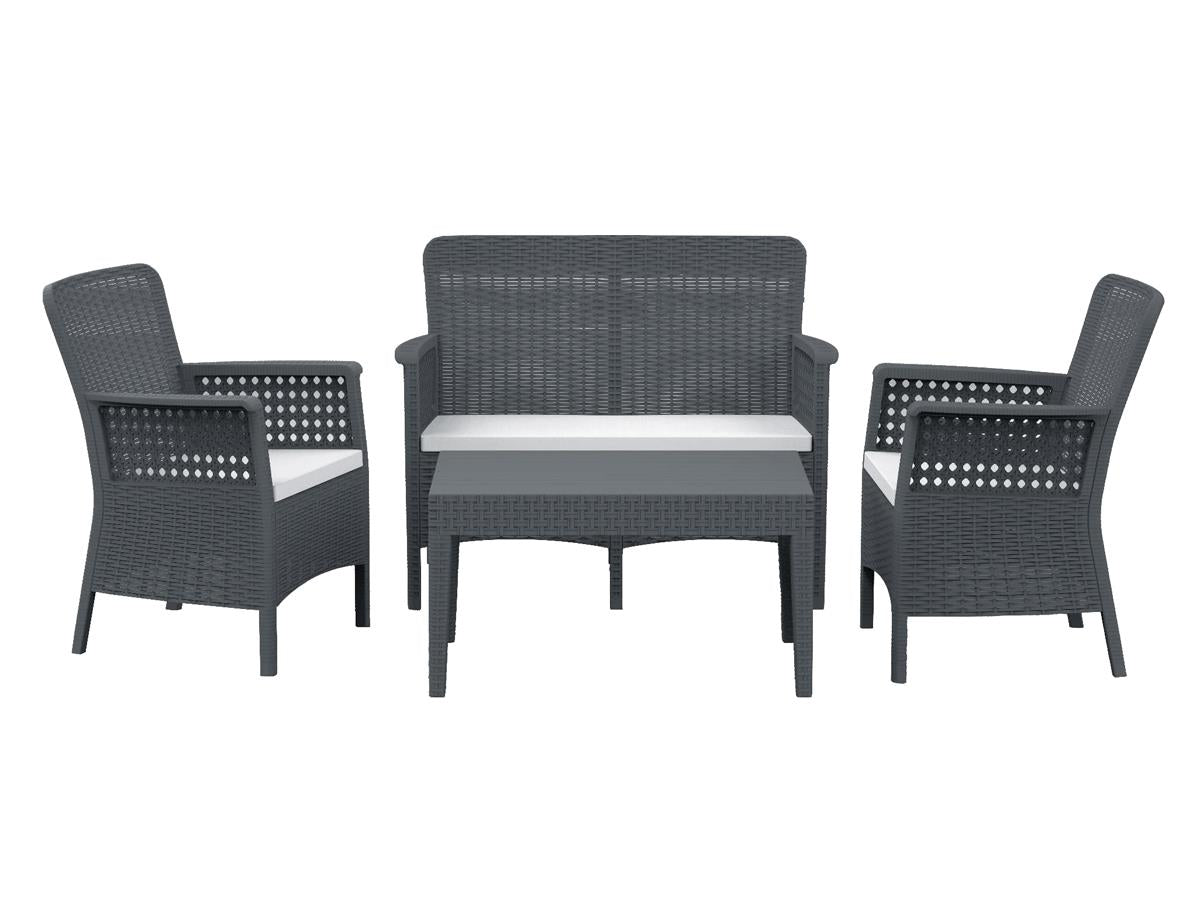 Florida 4 Pc Loveseat Set w/cushion