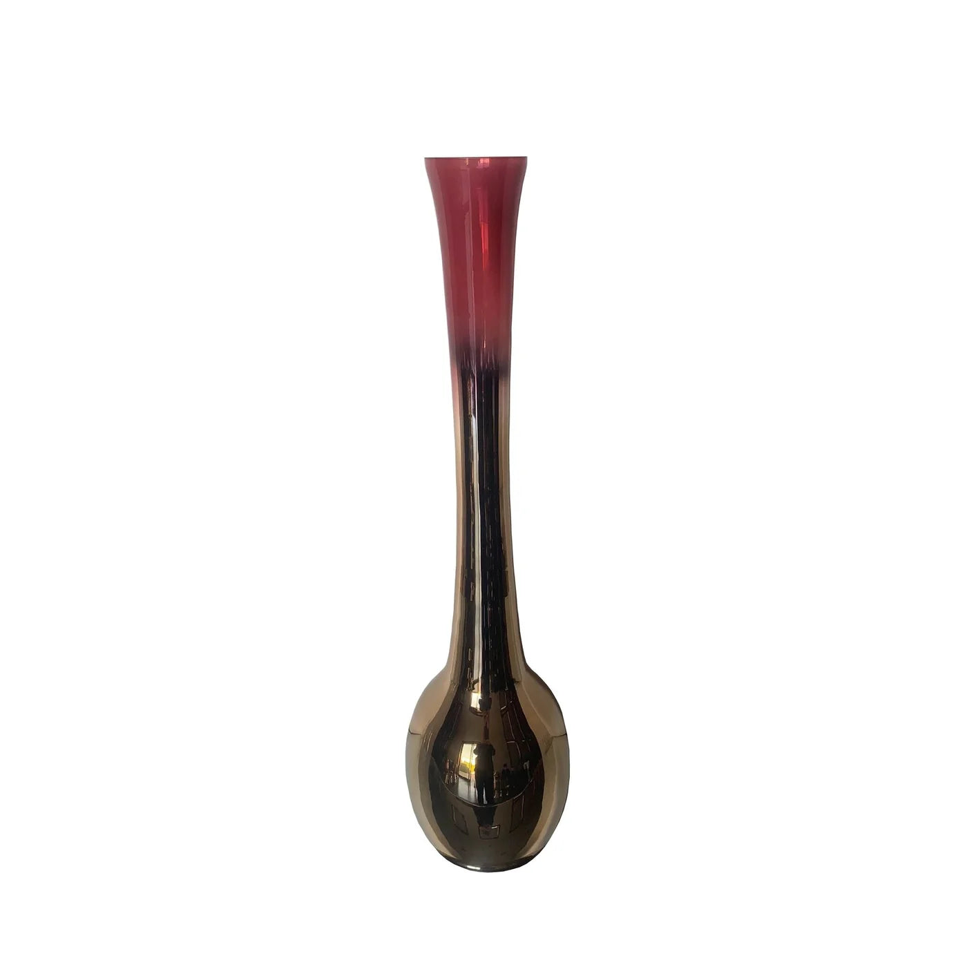 27.7" GLASS VASE