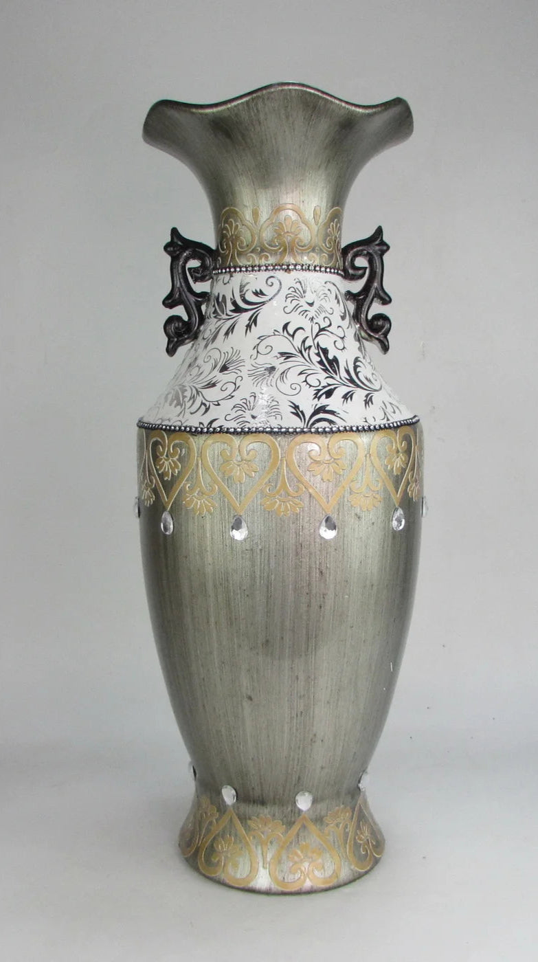 24" HANDPAINTED VASE