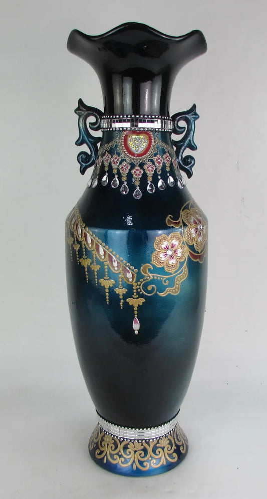 24" HANDPAINTED VASE