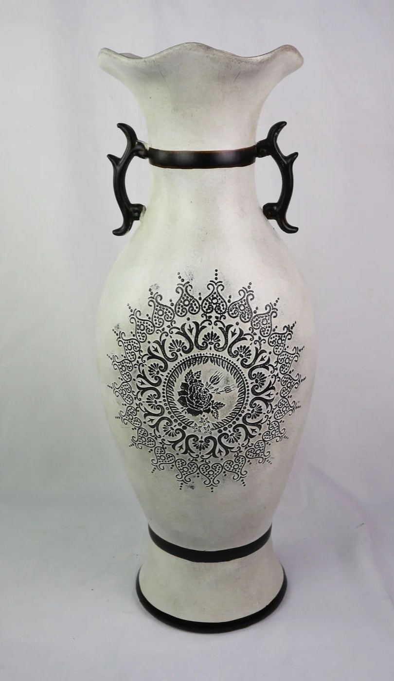 24" HANDPAINTED VASE
