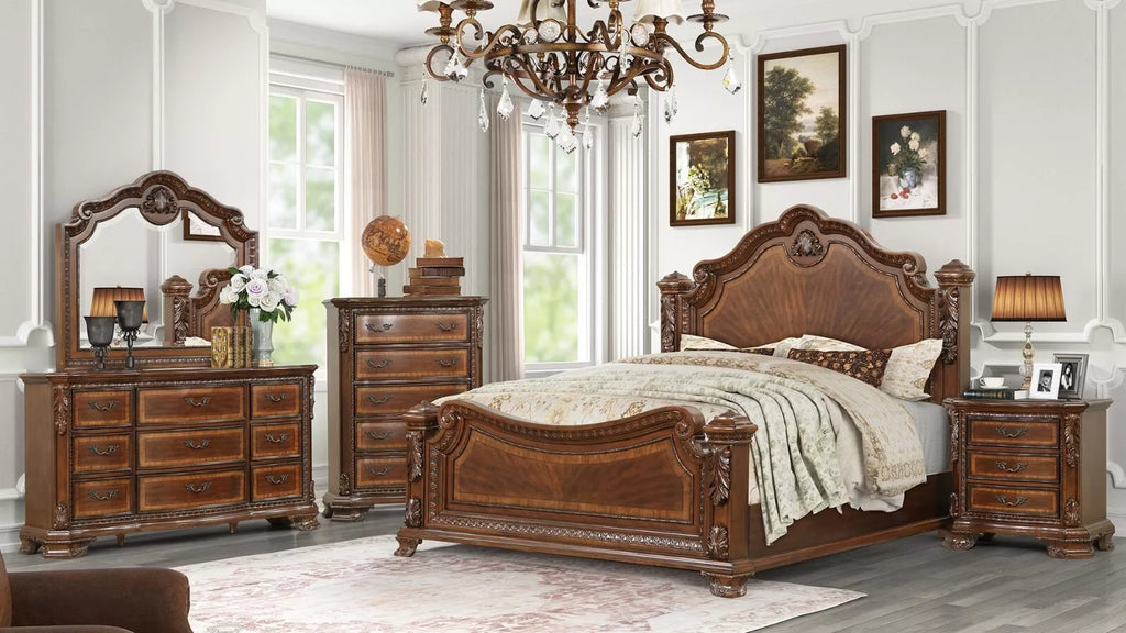 Vintage Walnut Bedroom Set