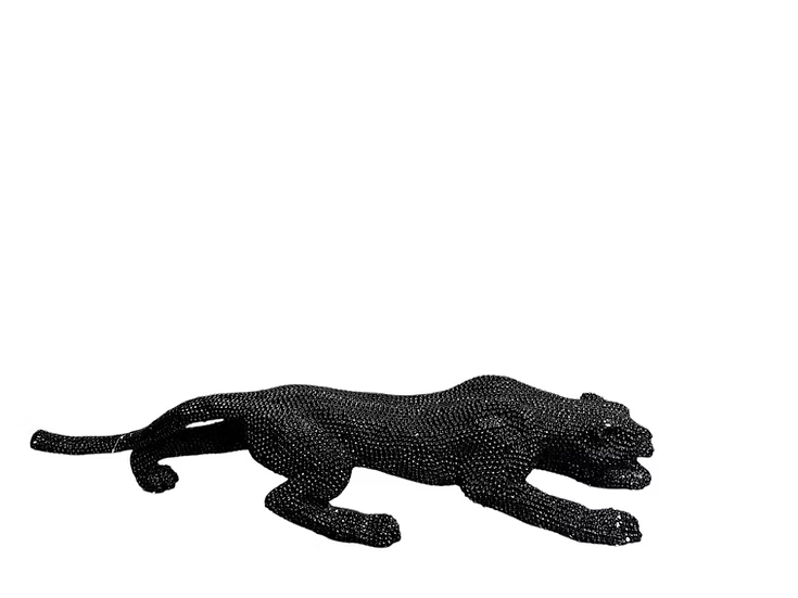Black Sparkling Figurine