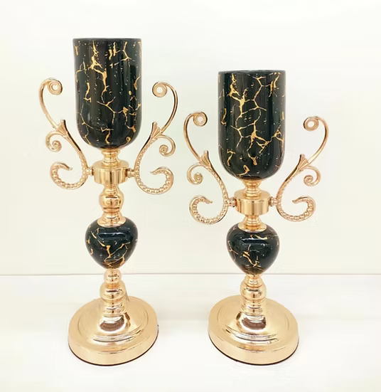 Table Decor Gold & Black