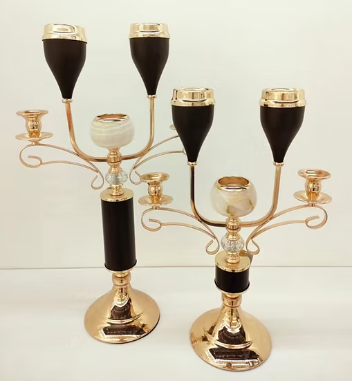 Black Candle Holder