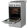 Forno 20" / 2.0 CF Gas Range - Stainless