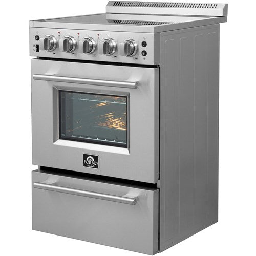 Forno/FFSEL6069-24 24" / 2.3 CF Electric Range, Convection - Stainle